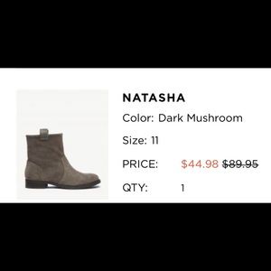 Suede Booties size 11